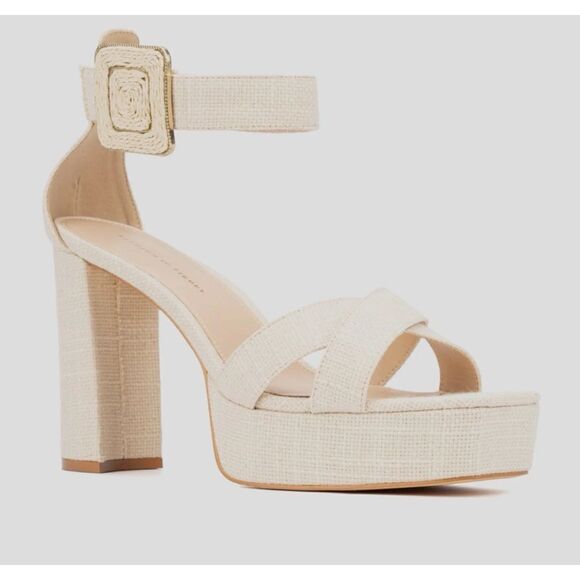 Fashion to Figure Shoes - FTF Ankle Strap Wide-Width Block Heels